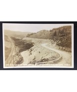 Scene From Butte Hill on Yellowstone Highway Montana RPPC AZO 1925 - $30.00