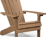 Teak Yefu Plastic Adirondack Chairs, 5 Steps Easy Installation,, Garden ... - $159.99