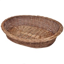 Willow Dog Basket/Pet Bed Natural 90 cm - £46.47 GBP