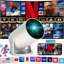 Fit Smart Mini Projector,Projector support 4k with WiFi and Built-in App... - $1,479.61 MXN