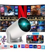 Fit Smart Mini Projector,Projector support 4k with WiFi and Built-in App... - $1,479.61 MXN