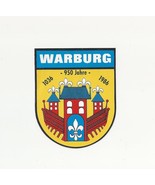 Vintage EUROPEAN GERMANY eastern North Rhine-Westphalia 1036-1986 Sticker  - £7.94 GBP