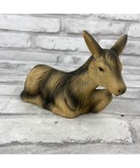 HOMCO Donkey Figurine 5216 Replacement Nativity Piece Vintage - £15.10 GBP