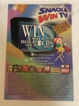 1999 Keebler Win A Walk In Role Vintage Print Ad Advertisement  PA1 - £5.91 GBP