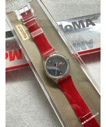 Swatch Watch MoMA Red GZ406 Vintage 1999 - $89.00