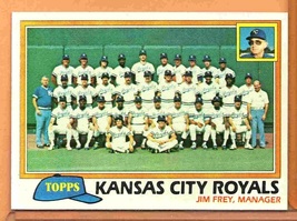 1981 Topps # 667 Kansas City Royals Team Card w/ George Brett ! - £0.52 GBP