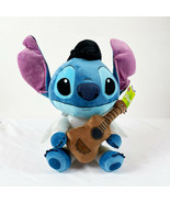 KidRobot Disney Hug Me Elvis Stitch Vibrating Plush 16&quot; Stuffed Toy Lovey - $75.36 CAD