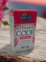 Garden of Life Vitamin Code Raw B-12 30 Vegan Caps Exp 12/2025 - $15.83