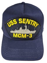 USS Sentry MCM-3 Ship HAT - Navy Blue - Veteran Owned Business - £17.84 GBP