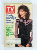 TV Guide Magazine March 14 1987 Victoria Principal of Dallas NY Metro Ed. - £6.66 GBP