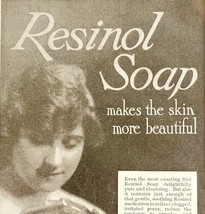 1916 Resinol Shaving Soap Advertisement Hygiene Vanity Ephemera DWMYC1 - $13.98