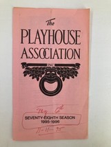 1995 Program The Playhouse Association Beau Jest by James Sherman - £11.13 GBP