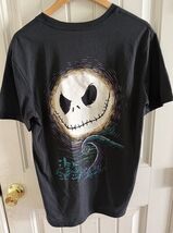 Jack Skellington Shirt Men’s M Black Nightmare Before Christmas Disney RIP - $15.99
