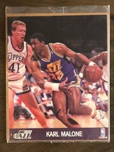 Karl Malone Utah Jazz NBA Hoops Action Photos 8x10 - Sealed In Packaging! - $4.99