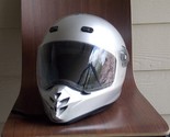 Shoei Hornet DS Dual Sport Helmet Silver size M medium LOTS OF BLEMISHES... - $79.99