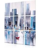 Better Acoustic Than Foam, Ruoninx 9 Pack Acoustic Wall Art Panel 35&quot; X 47&quot; - $73.93