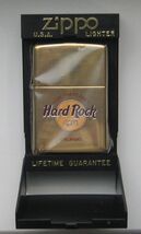 Hard Rock Cafe ORLANDO, Florida Zippo Lighter 1998 Polished Brass - €24,68 EUR