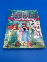 The Little Mermaid Designer Paper Doll Set by RoseArt 1991 - £14.94 GBP