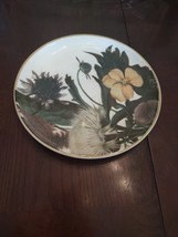 Pier 1 Hand Painted Ceramic Salad Plate 8&quot; Floral made in Portugal - $29.35