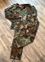 USMC Military Woodland Camo Jacket &amp; Trouser Pants Small 8415-01-184-1324 &amp; 1346 - £37.77 GBP