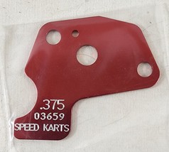 CLONE RESTRICTOR PLATE RED .375 Carburetor SPEED KARTS Kart Racing AKRA ... - £13.90 GBP