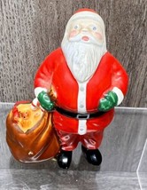 Traditional Department 56 Porcelain Santa Clause with Toy Bag, 3” - $9.88