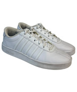 K SWISS Sneakers Shoes Kids 4.5 White Leather Varsity Classic Pro 85612-... - $33.83 CAD