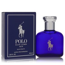 Polo Blue by Ralph Lauren Eau De Toilette Spray 1.4 oz for Men - £49.49 GBP