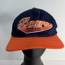 Reebok NFL Pro-Line Chicago Bears Snapback Hat  Logo Spellout Stripe 90&#39;s - £23.35 GBP