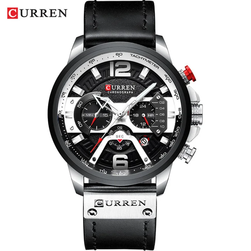 2024 Curren 8329 Quartz Men Watches Men Wrist New Quartz Watch Wristwatc Color-D - £25.54 GBP