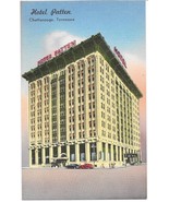 Vintage HOTEL PATTEN, Chattanooga, Tennessee Linen Postcard UNPOSTED - $133.31 MXN