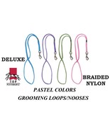 4-BRAIDED Nylon 18&quot; NO SLIP DELUXE LOOP SET PET Grooming Table Arm Bath ... - $354.97 MXN