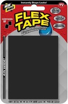 Flex Seal TFSBLKMINI-8 Waterproof Repair Flex Tape 5&#39; L x 4&#39;&#39; W, Black 2-PK - $7.92