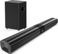 Saiyin Sound Bar for Smart TV with 5.25 Inch Soundbar subwoofer, Black  - $135.79