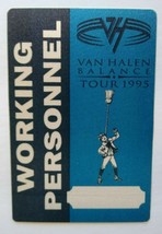 Van Halen Balance Backstage Pass Working Personnel Tour Original 1995 Blue Eddie - £16.31 GBP