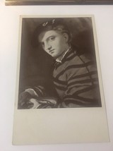Vintage Postcard Unposted B&amp;W 1939 Lorenzo Lotto Portrait Of A Young Man - $1.06