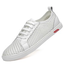  Summer Breathable Mens Casual Shoes 2021 new Mesh White Men&#39;s Footwear Male Wal - £58.99 GBP