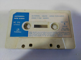 Alfarero Pepe Suero Paper Labels 1980 - Cinta Tape Cassette Sin La Caja - $15.97