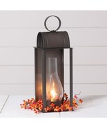 Mantle accent Light with Glass Chimney in Black Tin - 18 inch - $1,693.93 MXN