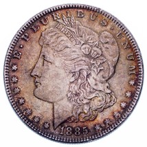 1885 Argent Morgan Dollar En Choix Bu État, Excellent Oeil Appeal - $77.09