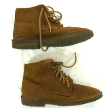 J Crew Brown Suede Chukka Boots Made in Italy Fit as Wms Size 9 Mens Size 7.5*** - £47.12 GBP