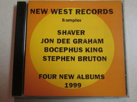 New West Records Sampler 10 Trk Promo Cd Shaver Bocephus King Stephen Bruton Oop - £2.29 GBP