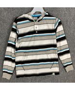 American Breed Henley Shirt 14/16 Boys Hoodie Striped Polyester Blend A2 - €6,84 EUR