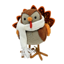 Featherly Friends Griffin 2022 Thanksgiving Turkey Bird Fabric Harvest T... - $13.24