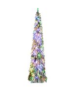HOMCOM 7ft Prelit Flocked Pencil Christmas Tree LED Lights - $164.99