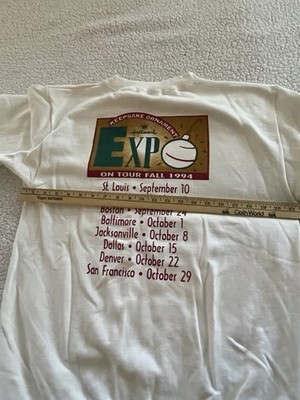 NOS vintage 1994 HALLMARK KEEPSAKE ORNAMENT EXPO Sweatshirt Large convention 90s Item image 6