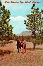 Out Where The West Begins Postcard - £7.83 GBP