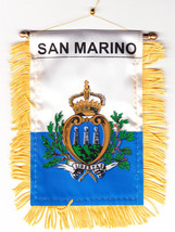 San Marino Window Hanging Flag - £2.60 GBP