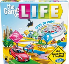 The Game of Life Board Game Family Games for Kids Ages 8 Includes 31 Careers Fam - £40.38 GBP