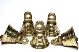Wonderlist Handicrafts Small Indian Brass Bells Jingle Bells for Home Do... - $17.81